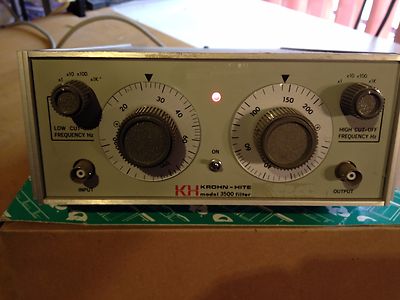 Krohn-Hite Model 3500 Filter 