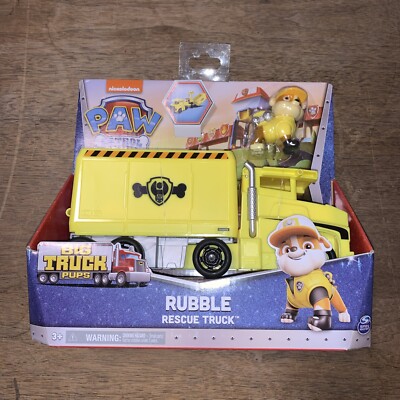 Paw Patrol Rubble Rescue Truck Big Pups Nickelodeon BRÀND NEW