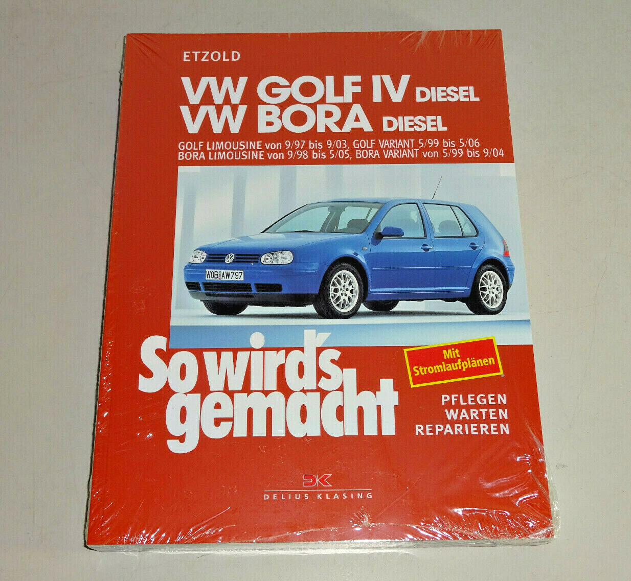 Repair Manual VW GOLF IV / VW BORA - Diesel Models - From Year 1997