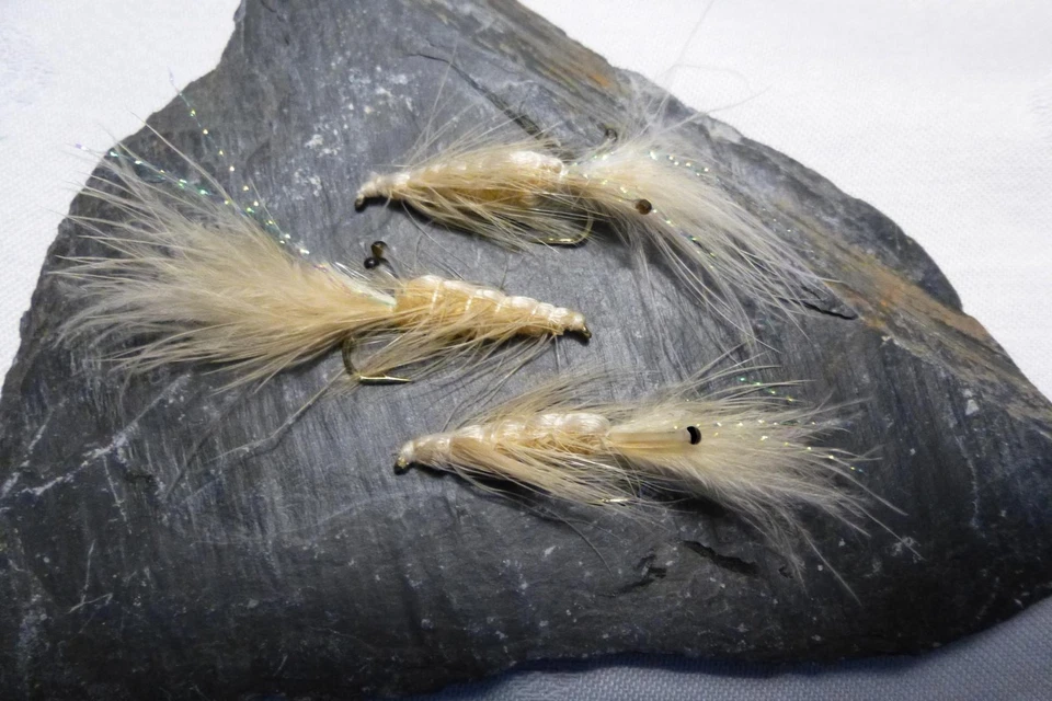 3 St. PATTEGRISEN Streamer # 6 Fliegenfischen Sbirolino Meerforelle Forelle Top