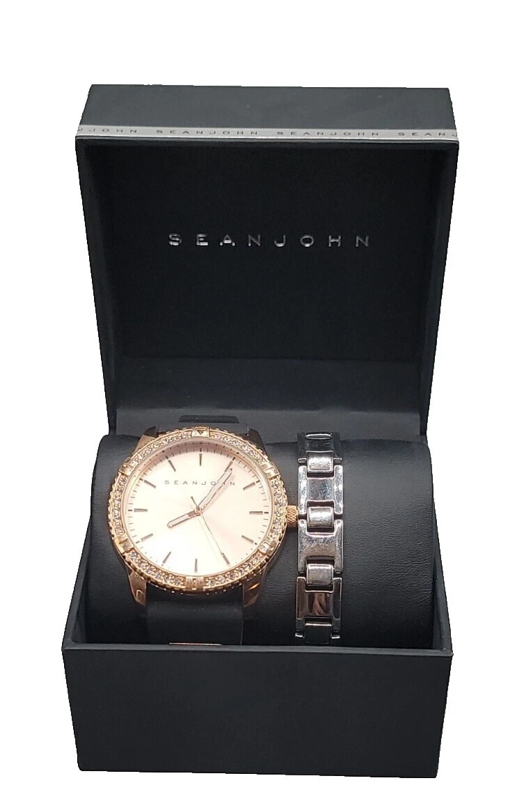 Caso de goma de silicona Sean John Relojes de pulsera