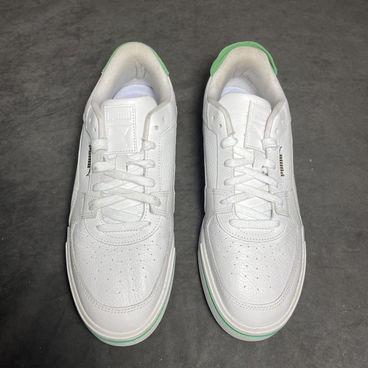 Puma CA Pro Heritage Sneakers Low Top Casual White Green  display picture 3