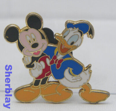 Disney 2008 Best Friends Forever Mickey and Donald Hat Pin