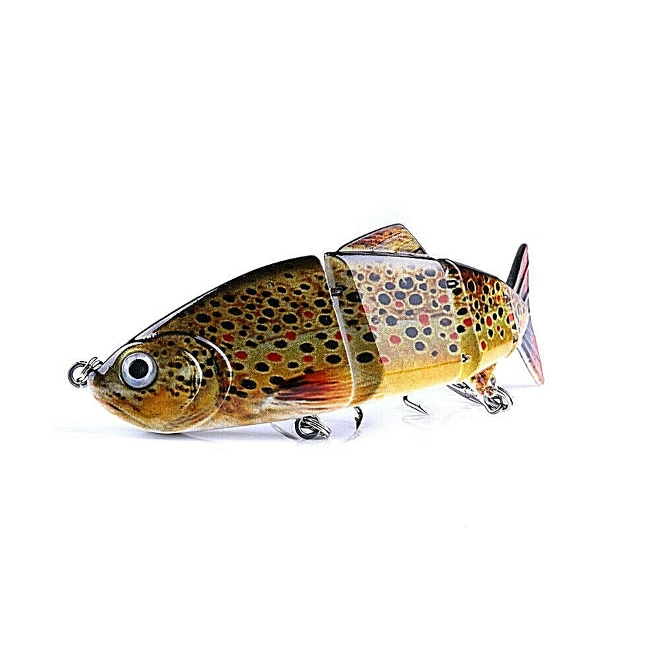 Wobbler Köder Crankbait Angelköder für Forelle Döbel Hecht Zander Barsch Wels  - Bild 4 von 4