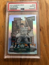 2022 Diamond Kings New York Yankees Lou Gehrig Downtown #D10 PSA 10