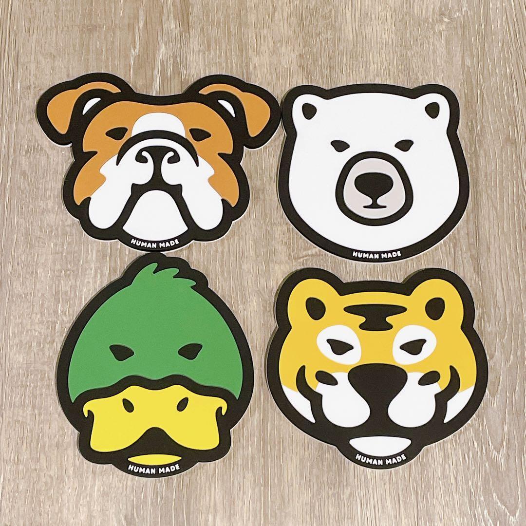 HUMAN MADE Animal Rubber Coaster Set Of 4 New | eBay HUMAN MADE Animal Rubber Coaster Set Of 4 New | eBay