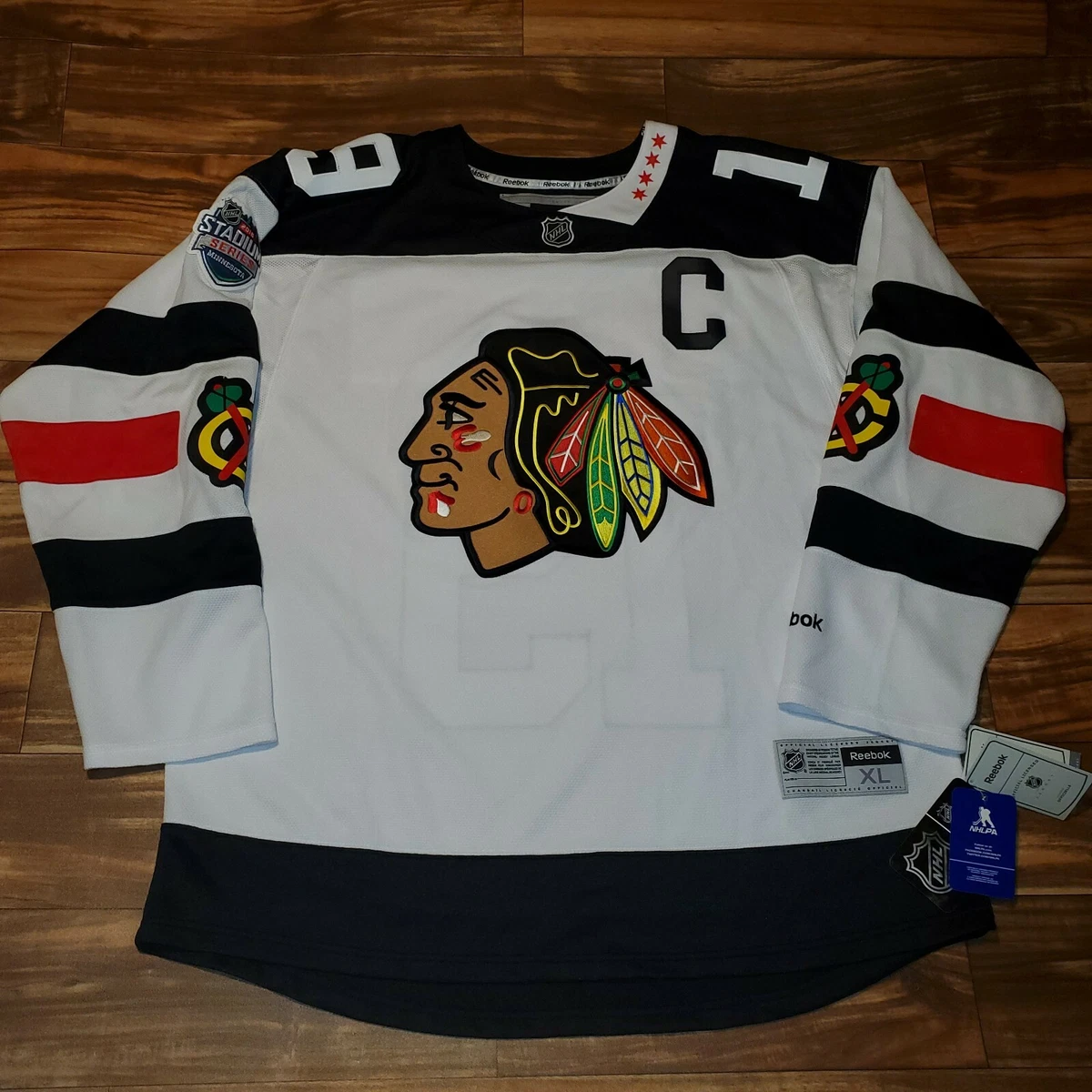 Reebok 2016 Jonathan Toews Chicago Blackhawks Stadium Series Jersey - Mens