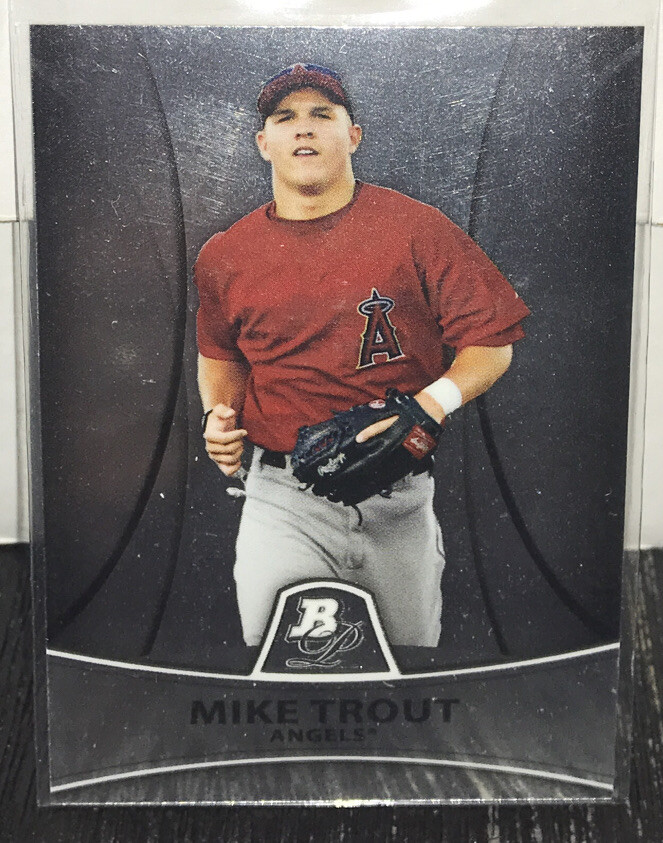 2010 Bowman Platinum Mike Trout Platinum Prospects RC Rookie #PP5 Angels