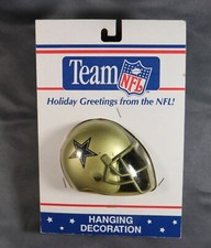 NFL Santa's World / Kurt S. Adler Christmas Tree Ornament DALLAS COWBOYS Helmet