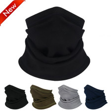 Winter Fleece Neck Warmer Windproof Face Covering Scarf Balaclavas for Skiing