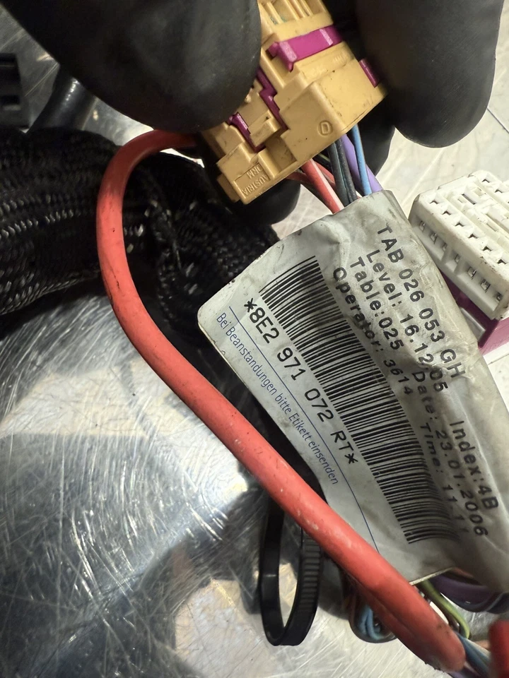 Arnés telar cableado motor manual Audi RS4 B7 4.2 V8 BNS 8E2971072RT sin daños Foto 3 de 4