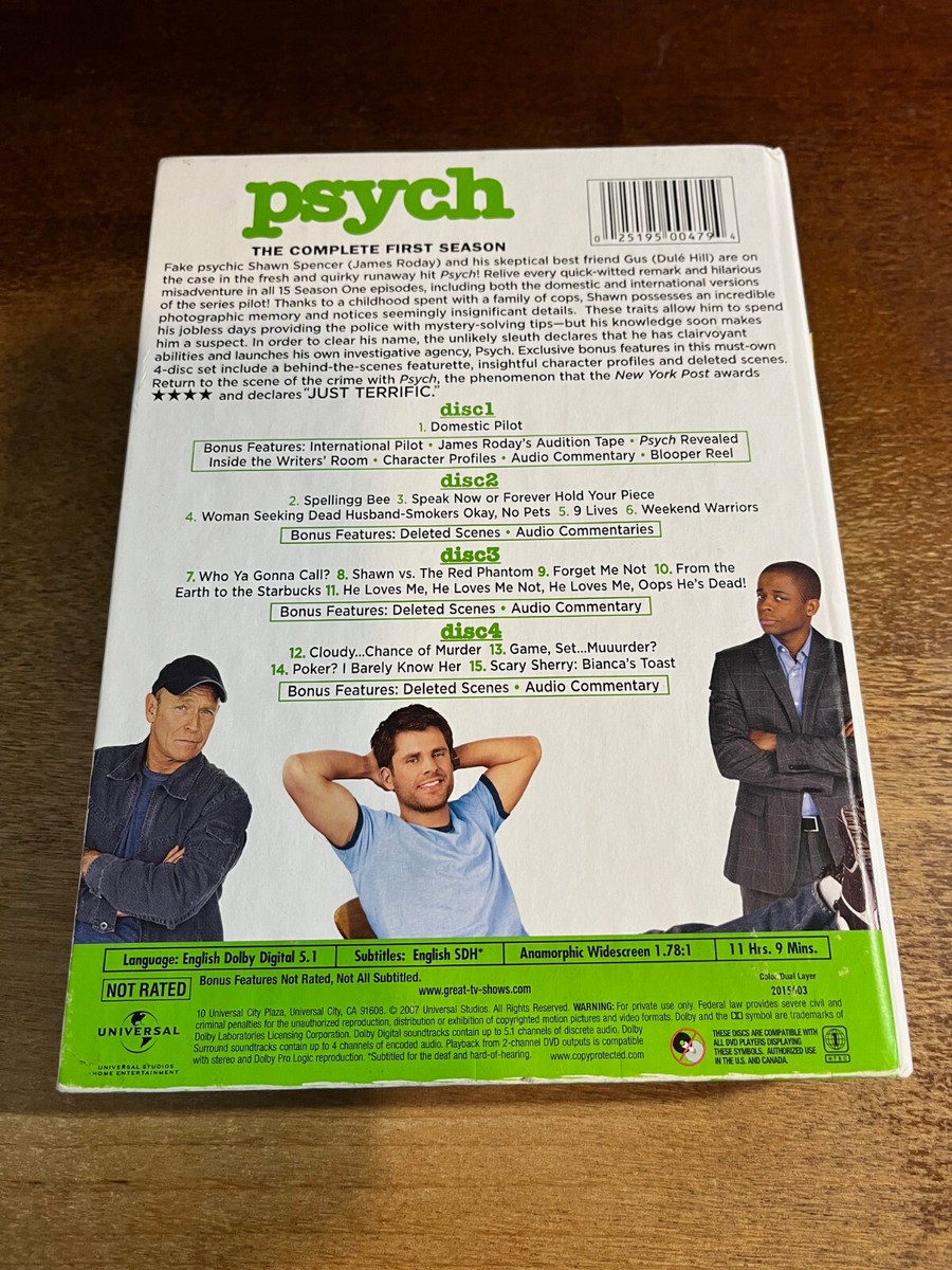 (未使用･未開封品)Psych: Complete First Season [DVD] s-l400.jpg