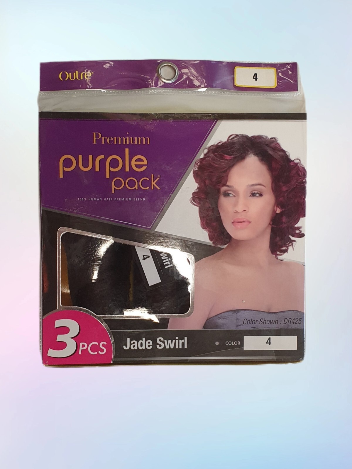 OUTRE PREMIUM PURPLE PACK HUMAN HAIR BLEND WEAVE EXTENSIONS 3PCS