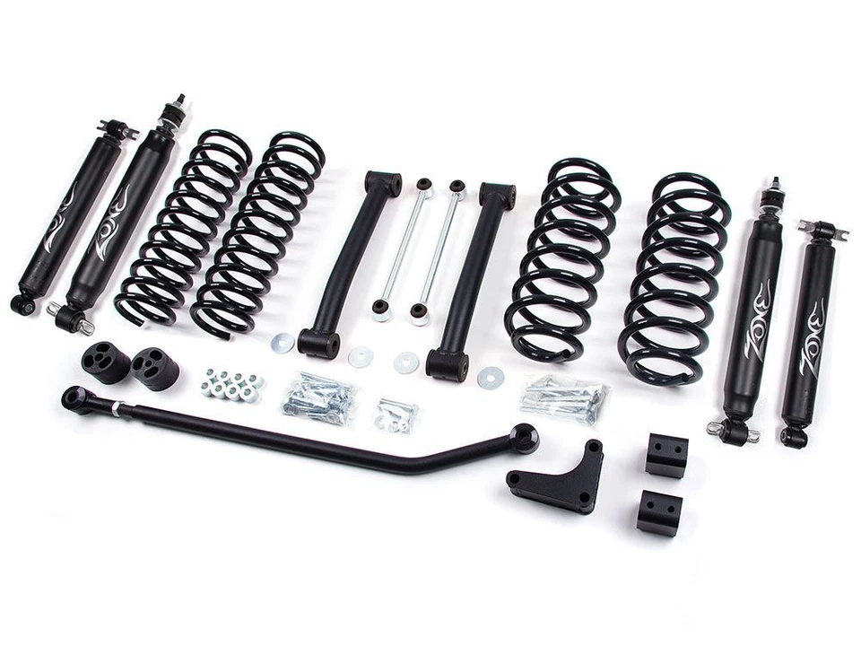 Zone Offroad J17N 4" Lift Kit w/ Gas Shocks for 99-04 Jeep Grand Cherokee WJ Foto 2 de 4