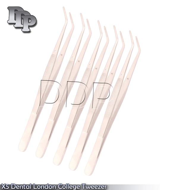 X5 Dental London College Tweezer Serrated Tip Surgical Cotton