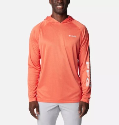 New Columbia PFG Men's Terminal Tackle Heather Hoodie X-Large | eBay