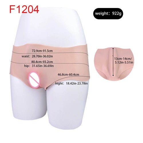 Realistic Briefs Fake Vaginal Hiding Gaff Hip Enhancer for Crossdressers Panty - Picture 10 of 26