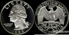 1995 S 90% Silver Washington Quarter Deep Cameo Gem Proof