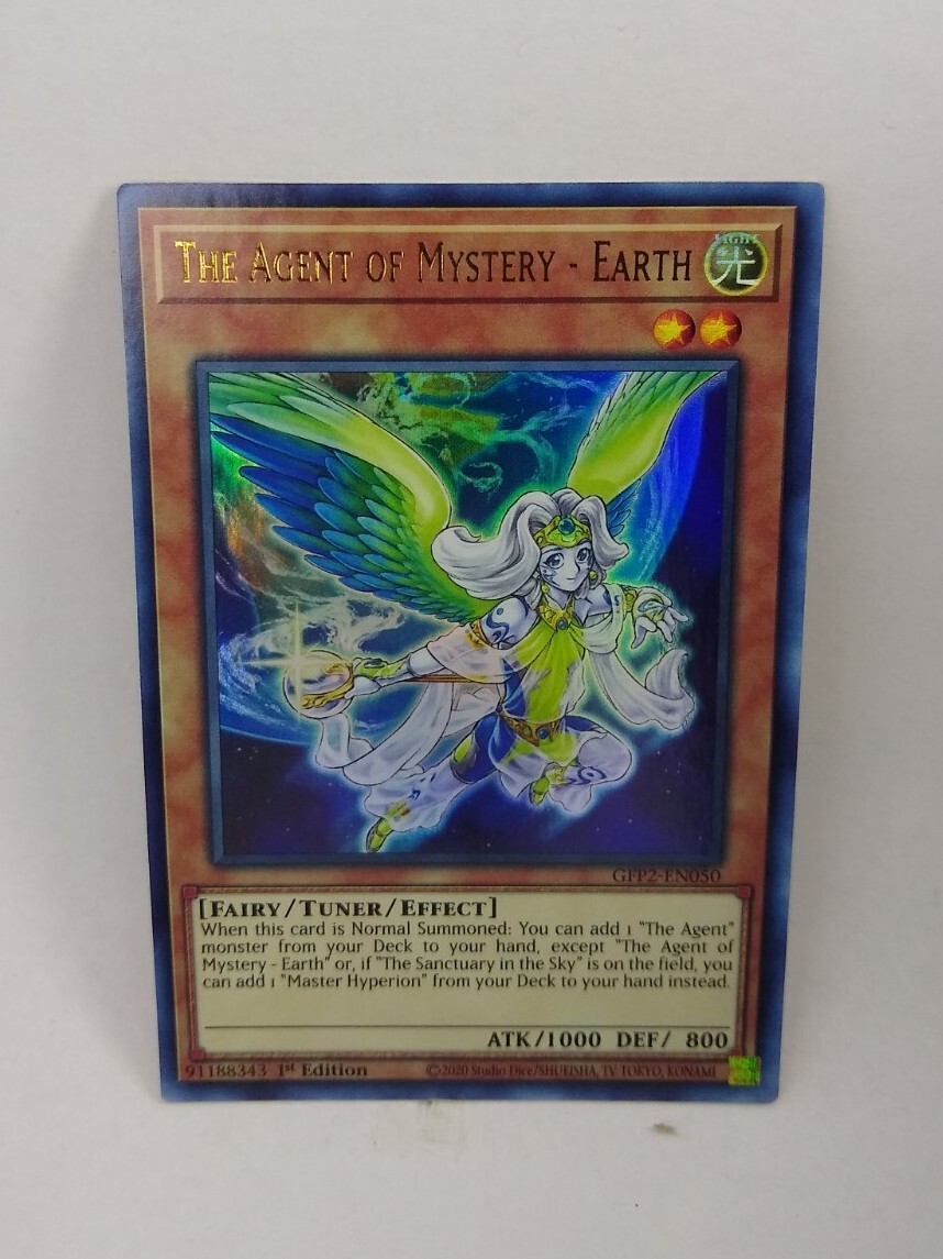 YU-GI-OH! The Agent of Mystery-Earth. GFP2-EN050. 1st Edition Ultra Rare  Card | eBay