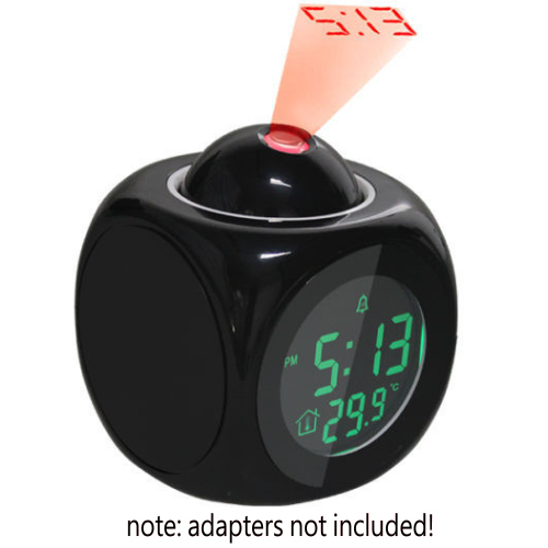 New Projection Alarm Clock Talking LCD Multi-function Time & Temperature Display