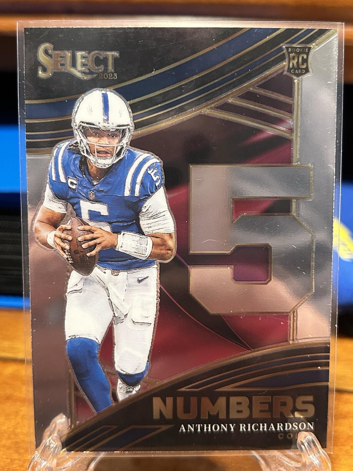 2023 Select Football ANTHONY RICHARDSON #NMB-ARI RC Rookie Numbers - Colts
