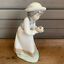 thumbnail 9  - Nao by Lladro Gloss Figurine Girl With Chicks In Birds Nest 1077 TENDER LOVE