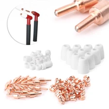 Air Plasma Cutter Cutting Consumables Fit CUT-50D CUT50 CT-312 85PCS AG-40 PT-31