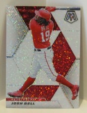 Josh Bell 2021 Panini Mosaic Prizm WHITE SPARKLE SSP Washington Nationals