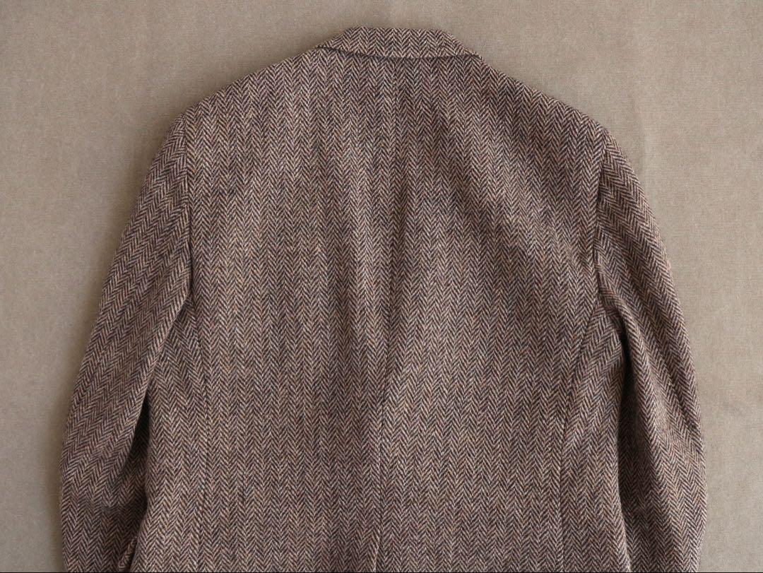 【70s】Vintage HarrisTweed Tailored Jacket 70S Usa Harris Tweed Tailored Jacket Vintage Men's #EB ZCB