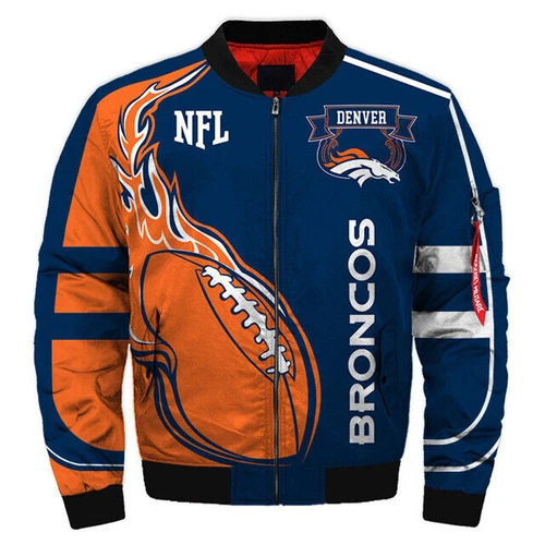 Denver Broncos Men's Flight Bomber Jacket