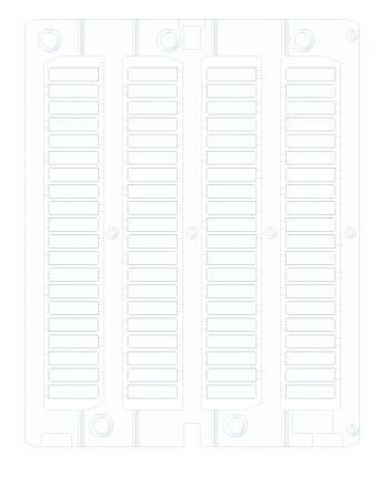 Tessere tubetti L:15mm (Foglio da 80)