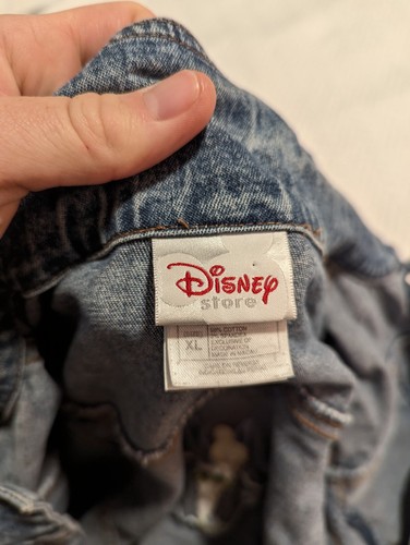Vintage Disney Embroidered Tinker Bell Denim Jacket Size XL - Picture 2 of 11