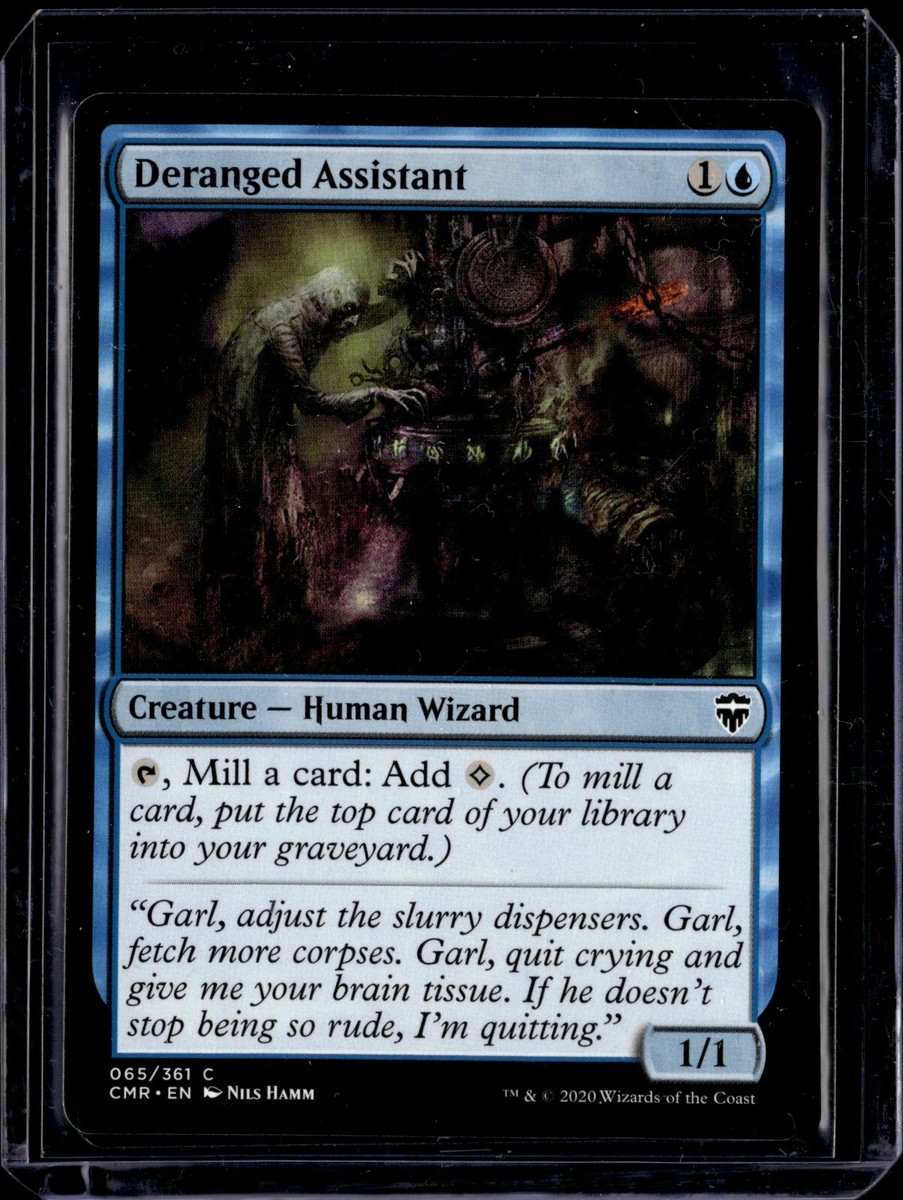 Deranged Assistant - 65 - CMR - NM - MTG Magic the Gathering | eBay