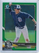 2018 Bowman Prospects LUIS URIAS Green Refractor /99 - BCP215