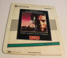 CED Video Disc Sudden Impact Dirty Harry RCA Selectavision Movie Clint Eastwood