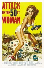 Attack of the 50 foot Woman Movie Cool Wall Decor Art Print Poster 12x18 Reprint