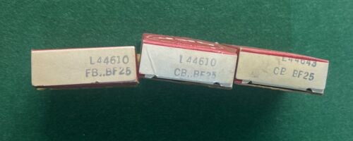 Vintage 3 SKF Bearings One Each L44610 FB..BF25, L44610 CB..BF25, L44643 CB BF25 - Picture 2 of 3