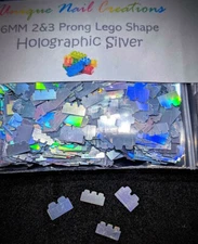 4MM Brick  Shape Glitter~You Choose Color~Nail Art•Acrylic•Gel•Body Art•Festival