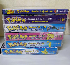 USA English Version POKEMON SERIES Season 1 - 25  21 Movies DVD All Region DH