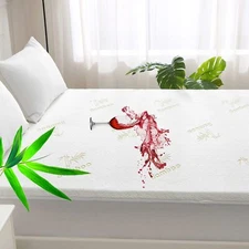 Bamboo Mattress Protector Waterproof Matress Cover Cooling Hypoallergenic New
