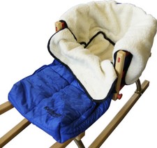 Kathrein  Kinderfu&szlig;sack mit Fell Schlitten