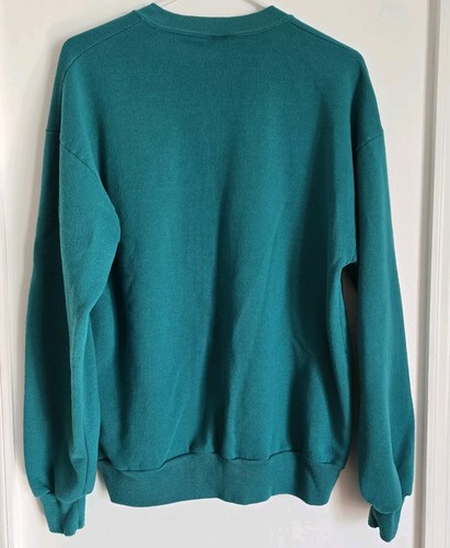 Vintage Jerzees Grandma Sweater Pullover Crewneck Teddy Bears Size L - Picture 4 of 4
