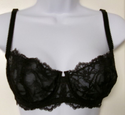 Journelle Anais Balconette Underwire bra size 32F Black Style Jou 135 ...