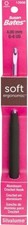 Susan Bates Silvalume Soft Handle Size G-6 4.0mm Crochet Hook