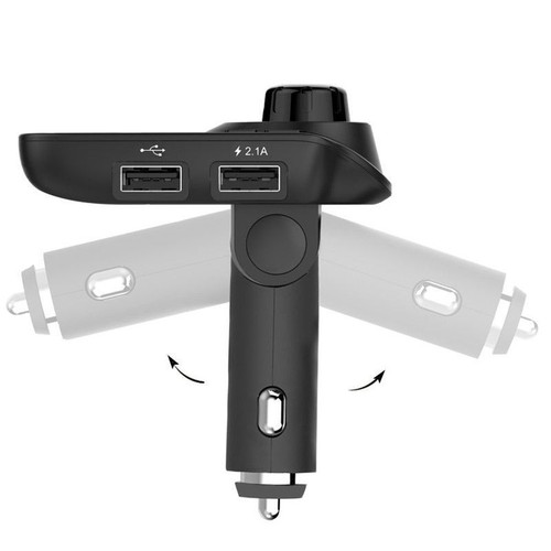 FM Transmitter T11 New Version Wireless In-Car Bluetooth Receiver Adapter Stereo - Picture 10 of 12