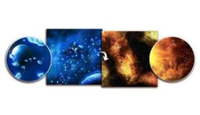 GAMING MAT BB953 : ICE COMETS / FIERY NEBULA - GALE FORCE NINE