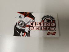 RS20 Quebec Remparts 2013/14 Minor Hockey Pocket Schedule - Budweiser