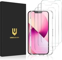 3Er Set Panzer Schutz Glas Iphone 14 13 Pro 9H Displayschutzfolie