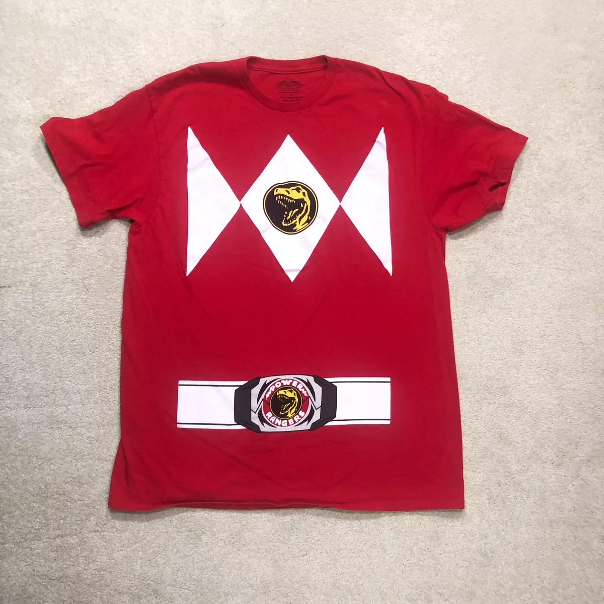 Red ranger sale shirt