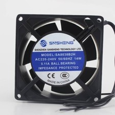 1 PCS SNSHENG Fan SA8038B2H AC220-240V Cabinet cooling Fan 8038 8CM 2 WIRE